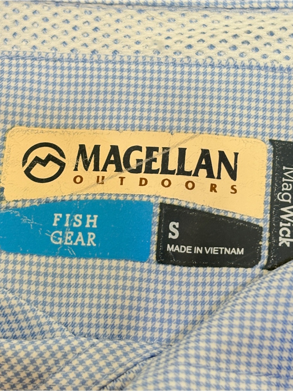 Lot Of 2 Magellan Fishing Shirt Men’s Small Orange Blue Fish Gear Wicking Vented - Picture 9 of 10